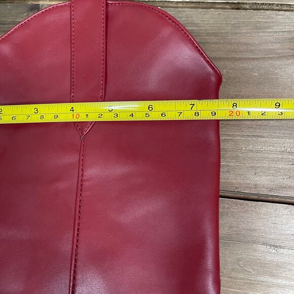 Steven New York Women's Britt Knee High Western Boots Size 8.5 Red Faux Leather - Picture 12 of 16